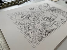 Load image into Gallery viewer, Bespoke Biograffiti drawing